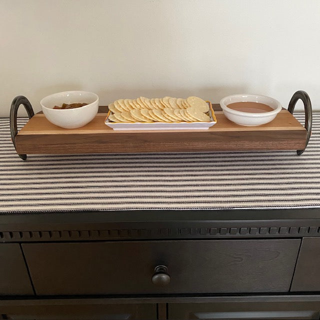 Horseshoe Handle Serving Platter