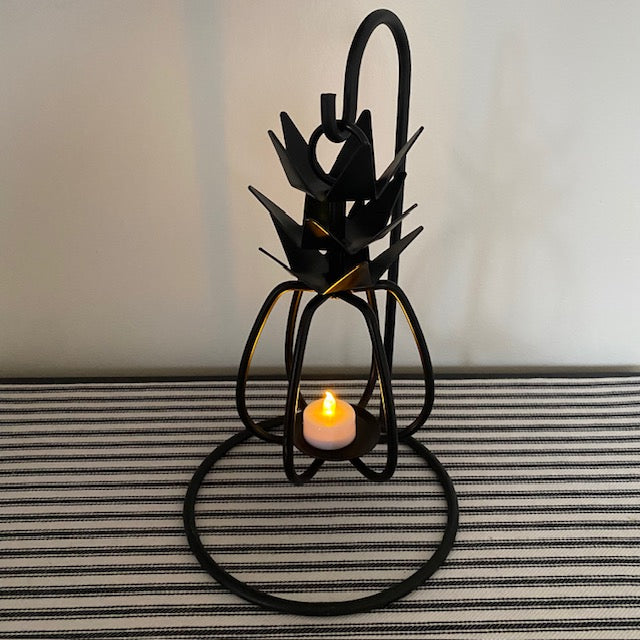 Iron 3D Pineapple Tealight Candle Holder
