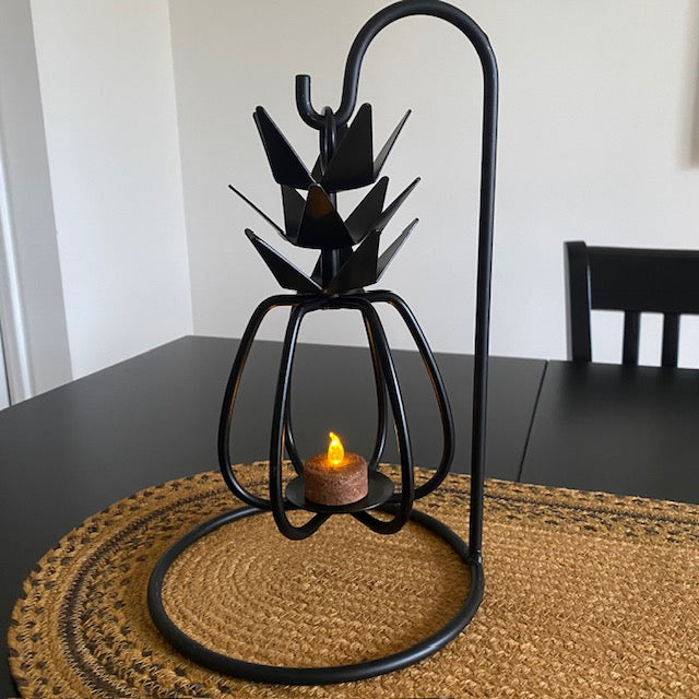 Iron 3D Pineapple Tealight Candle Holder