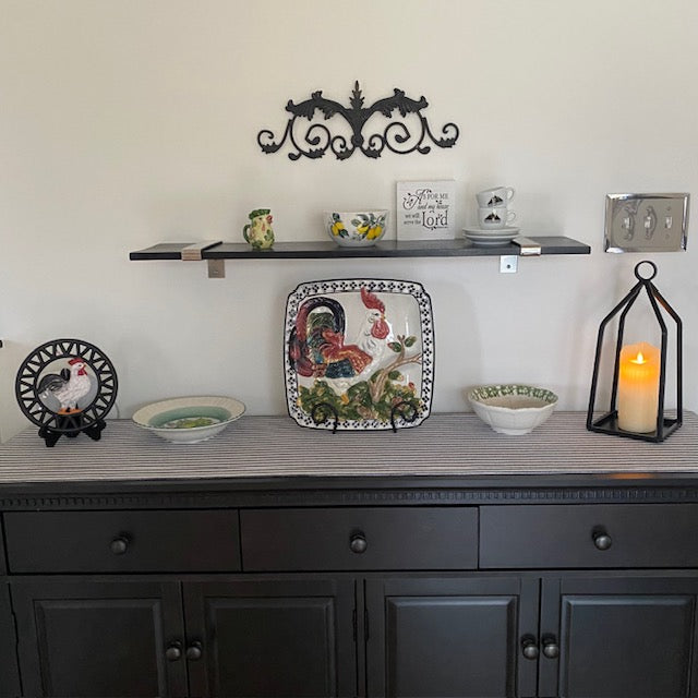 Wrought Iron Lantern Candle Holder Decor