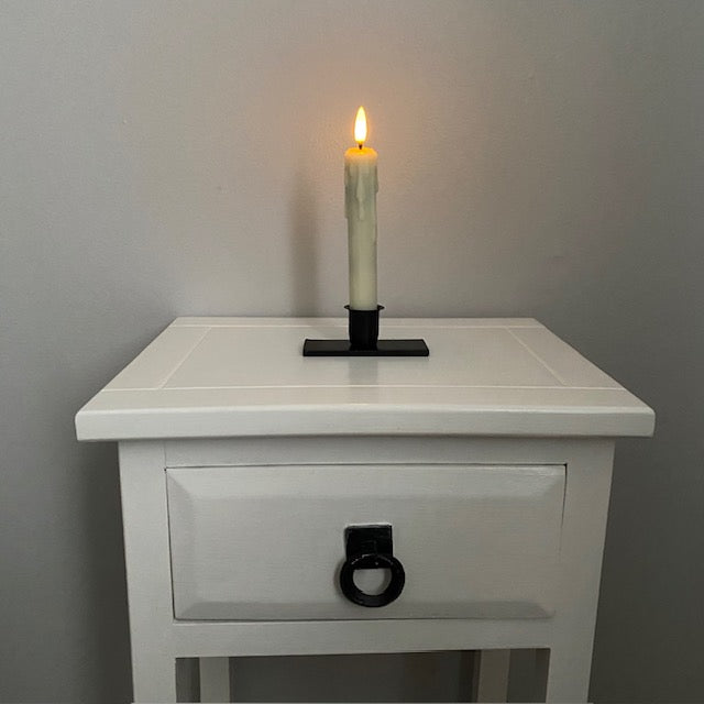Windowsill Iron Taper Candle Holder