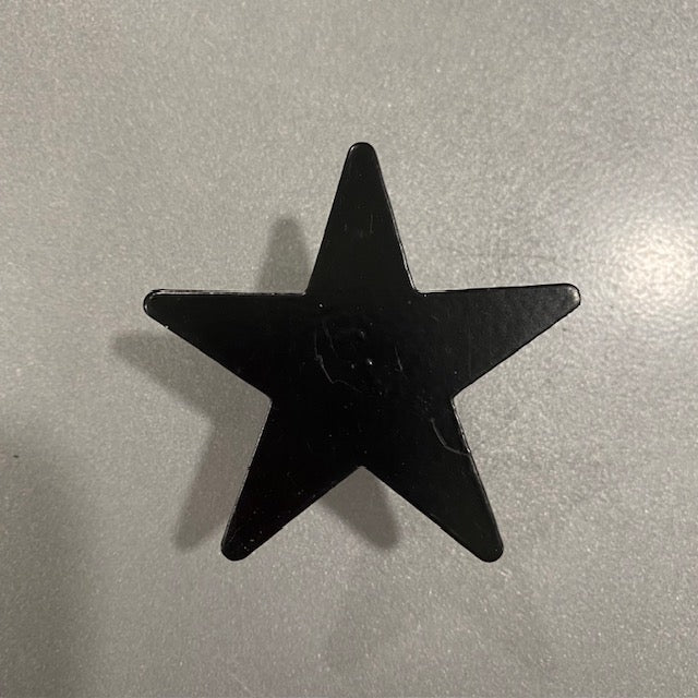 Iron Taper Candle Holder Star Base set of 2