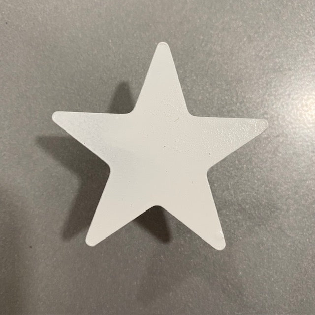 Iron Taper Candle Holder Star Base set of 2