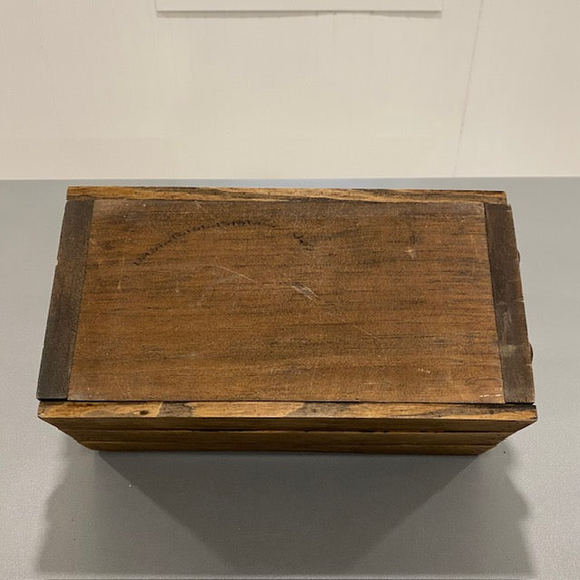 Horseshoe Handle Wood Box