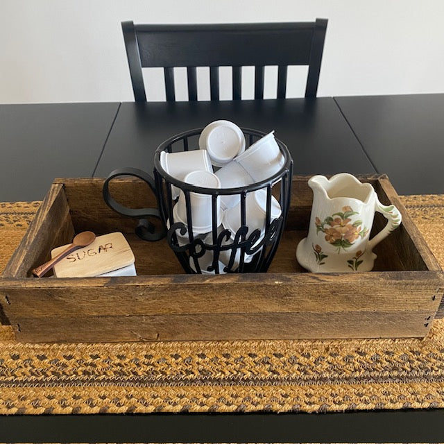 Wrought Iron Coffee Cup Pod Holder