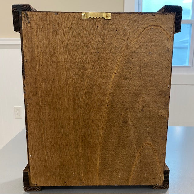 Punched Tin Decorative Wood Box