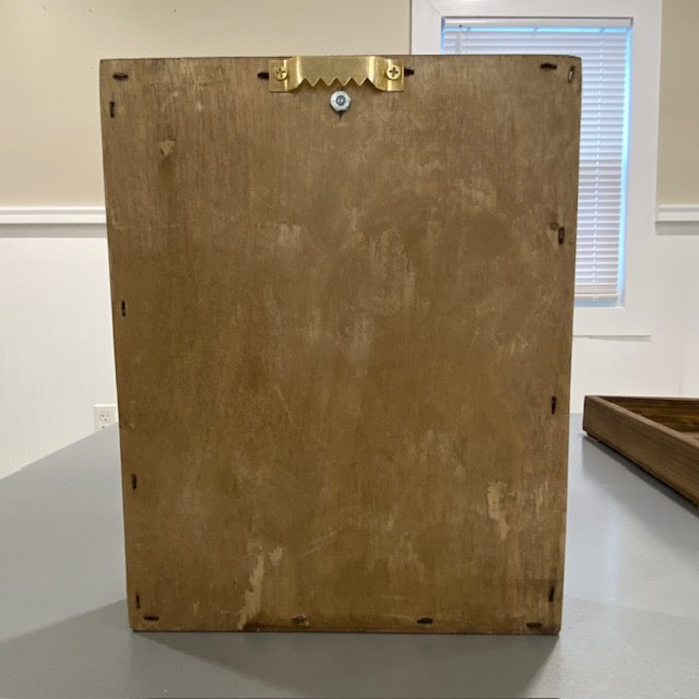 Decorative Wood Box with Heart Hook