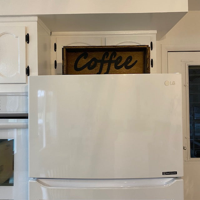 Coffee Shadow Box Sign