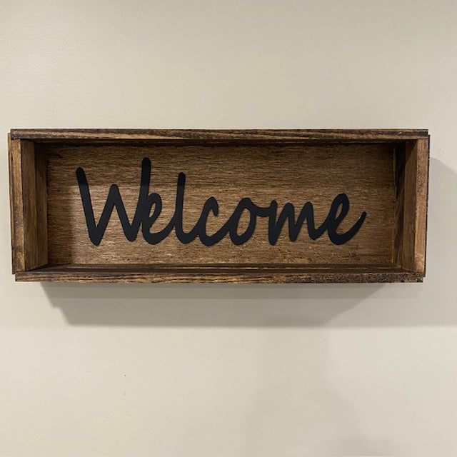 Welcome Shadow Box