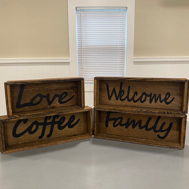 Welcome Shadow Box