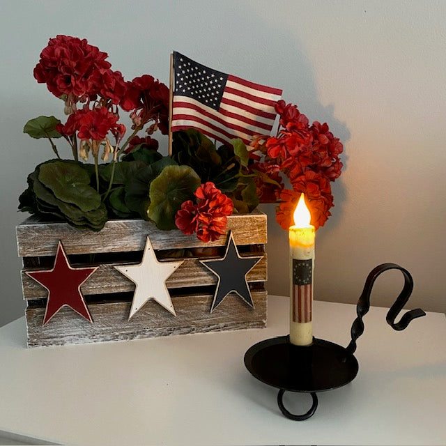 Patriotic Americana Wood Crate