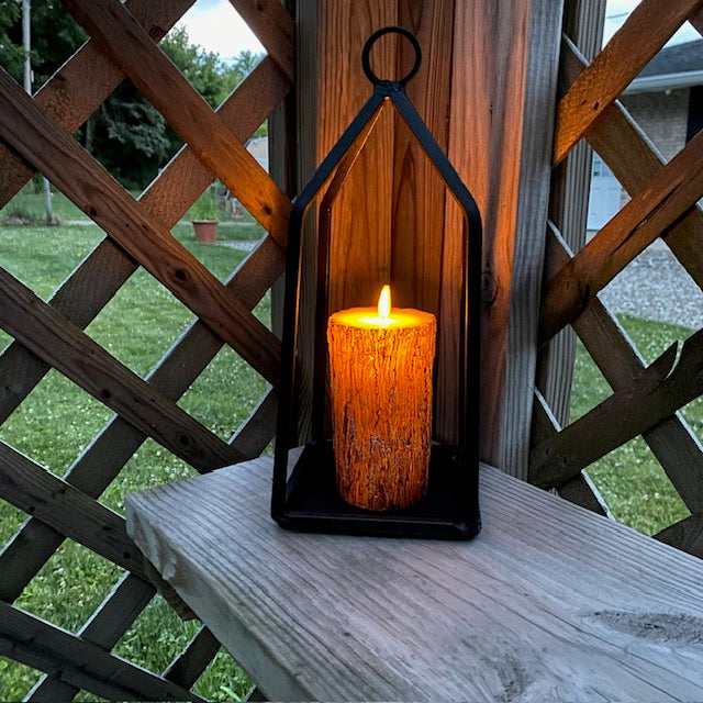 Wrought Iron Lantern Candle Holder Decor