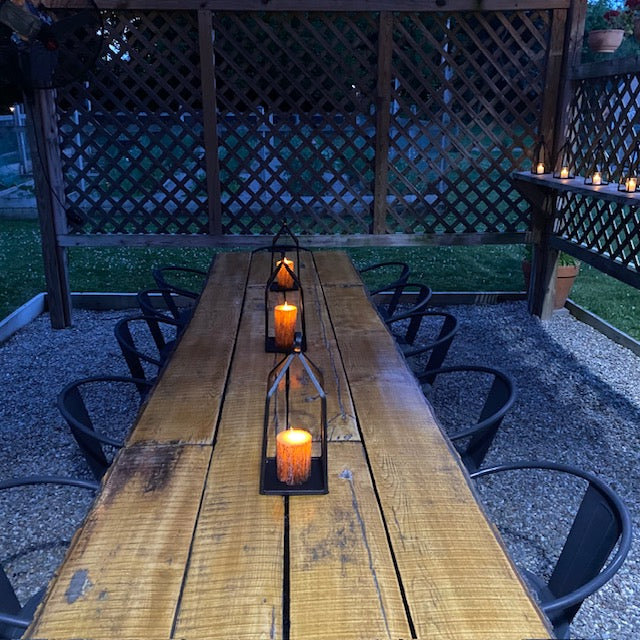Wrought Iron Lantern Candle Holder Decor