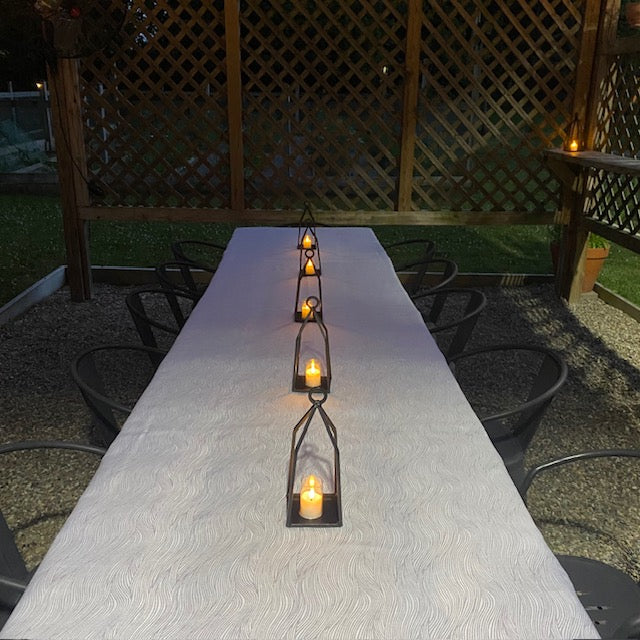 Wrought Iron Lantern Candle Holder