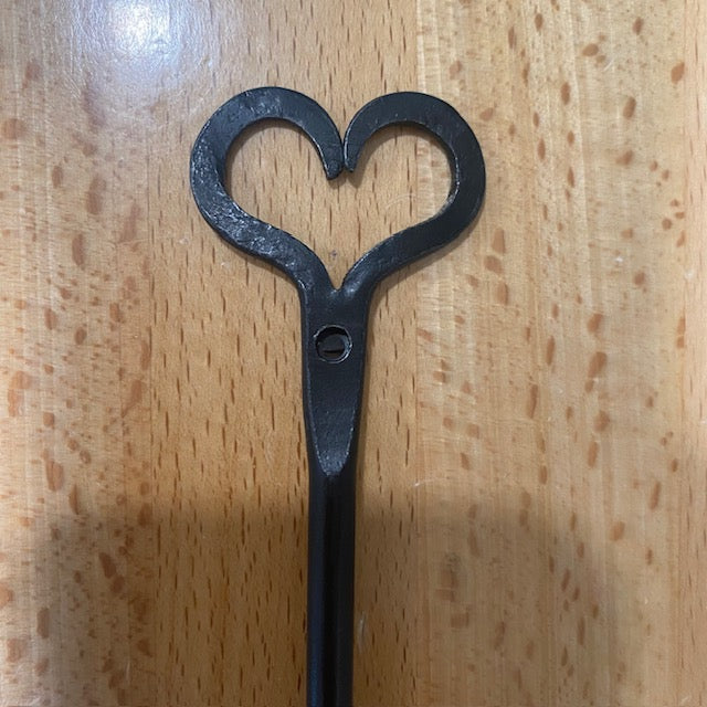 Wrought Iron Wall Sconce with Heart