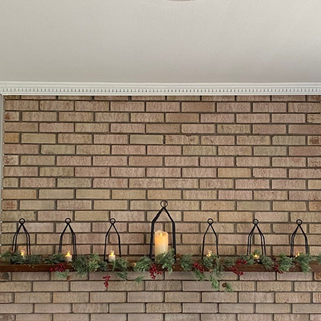 Wrought Iron Lantern Candle Holder