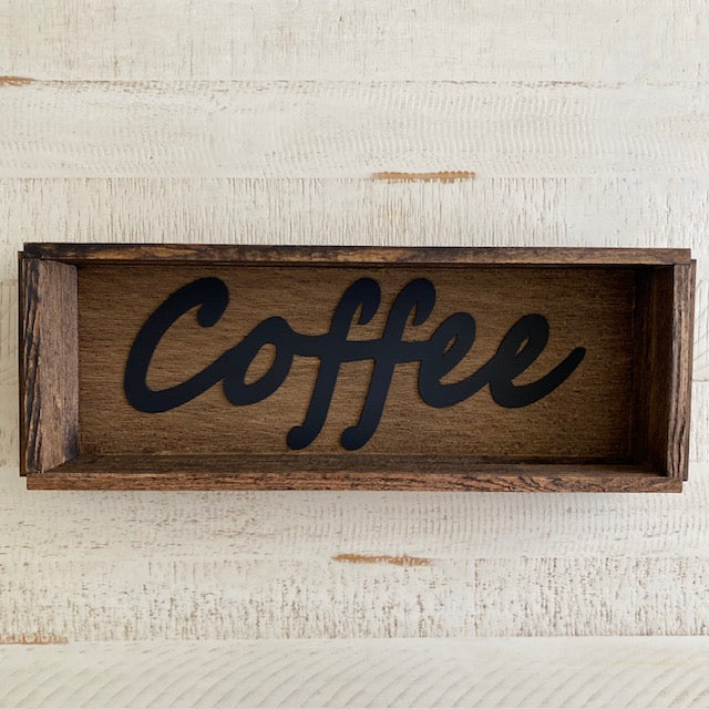 Handmade Wood Box Coffee