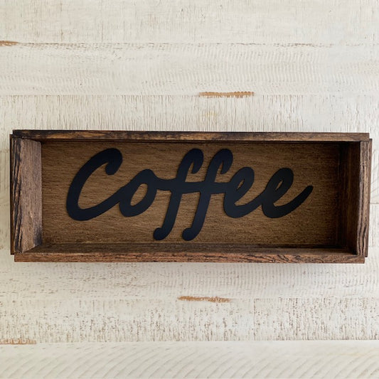Handmade Wood Box Coffee