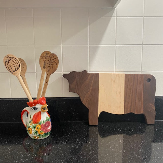 Cow Cutting Board