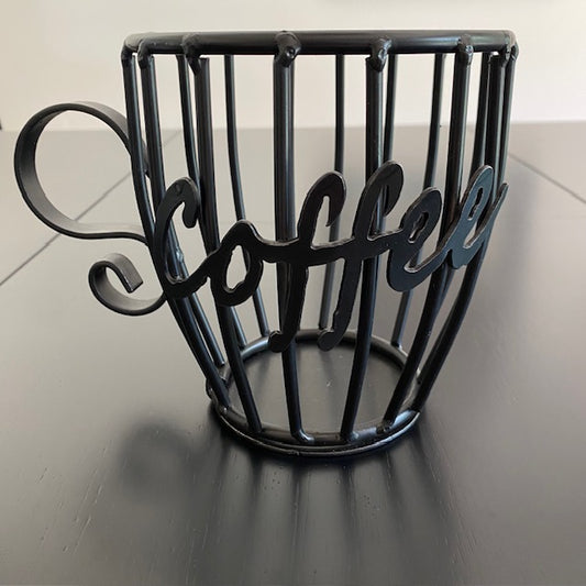 Wrought Iron Coffee K Pod Holder