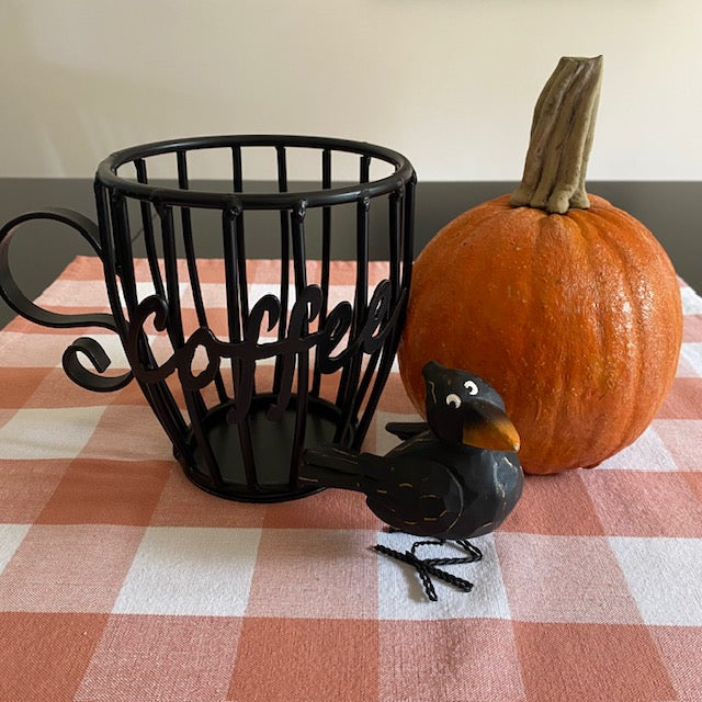 Wrought Iron Coffee K Pod Holder