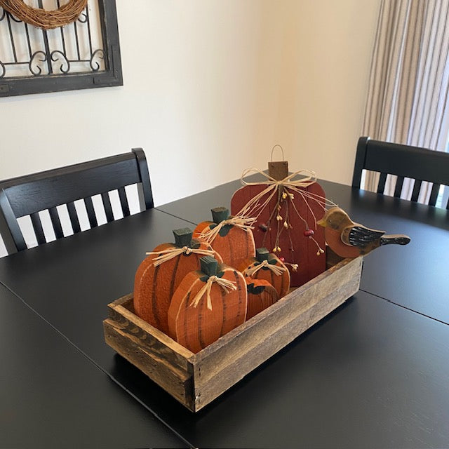 Primitive Pip Berry Wood Pumpkin