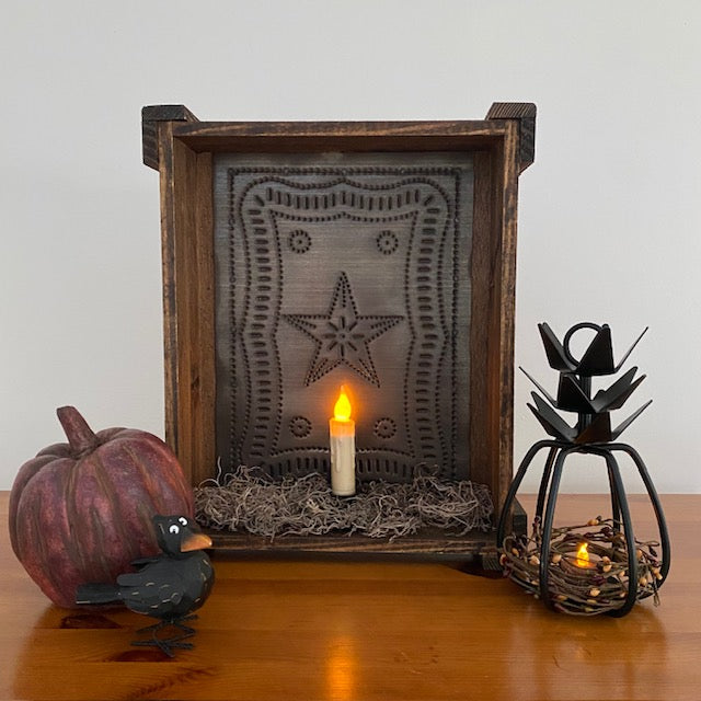 Primitive Iron 3D Pineapple Tealight Candle Holder