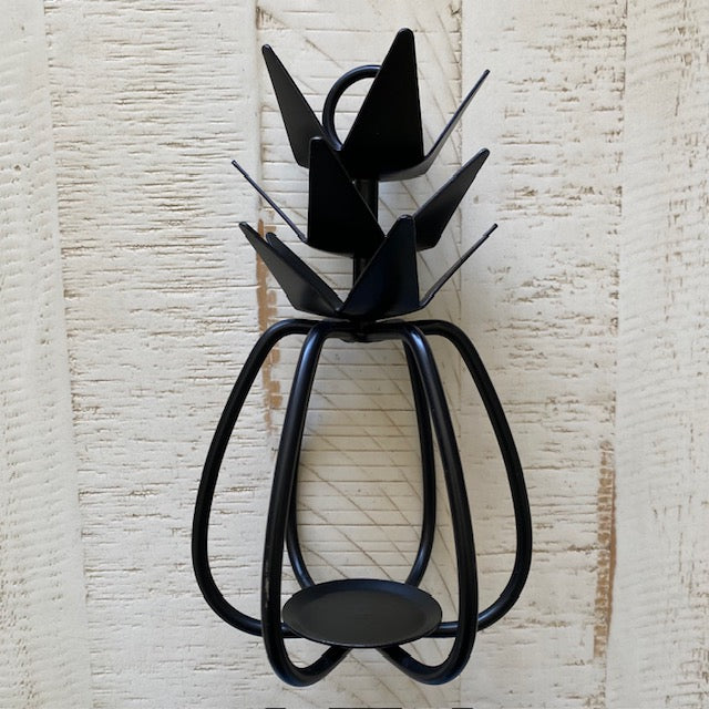 Primitive Iron 3D Pineapple Tealight Candle Holder