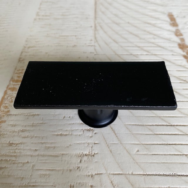Primitive Iron Taper Candle Holder Windowsill