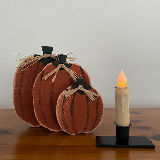 Primitive Iron Taper Candle Holder Windowsill