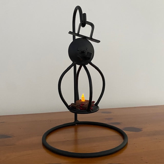 Primitive Iron Counter Stand