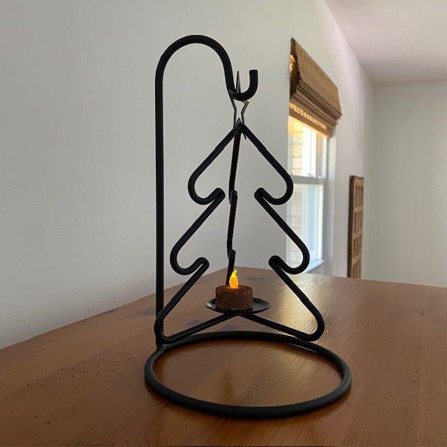 Primitive Iron Counter Stand