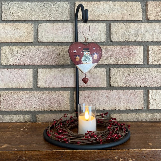 Primitive Iron Counter Stand