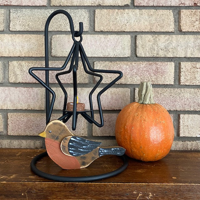 Primitive Iron Counter Stand