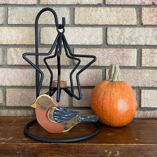 Primitive Iron Counter Stand