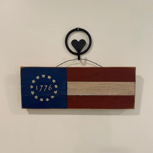 1776 Wood American Flag