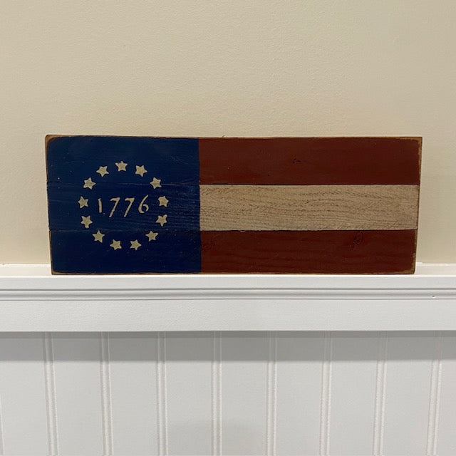 1776 Wood American Flag