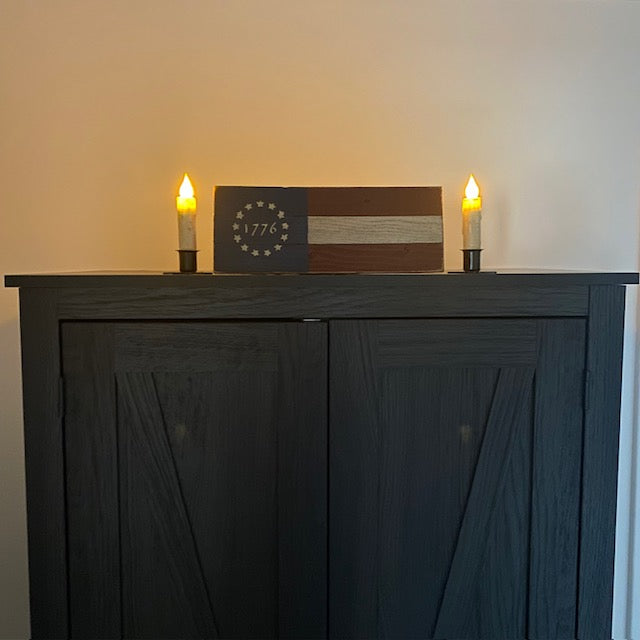 1776 Wood American Flag