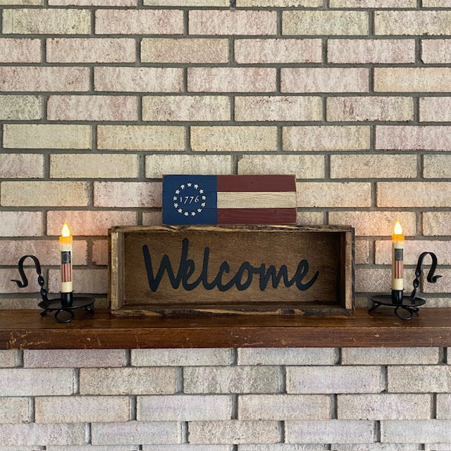 1776 Wood American Flag